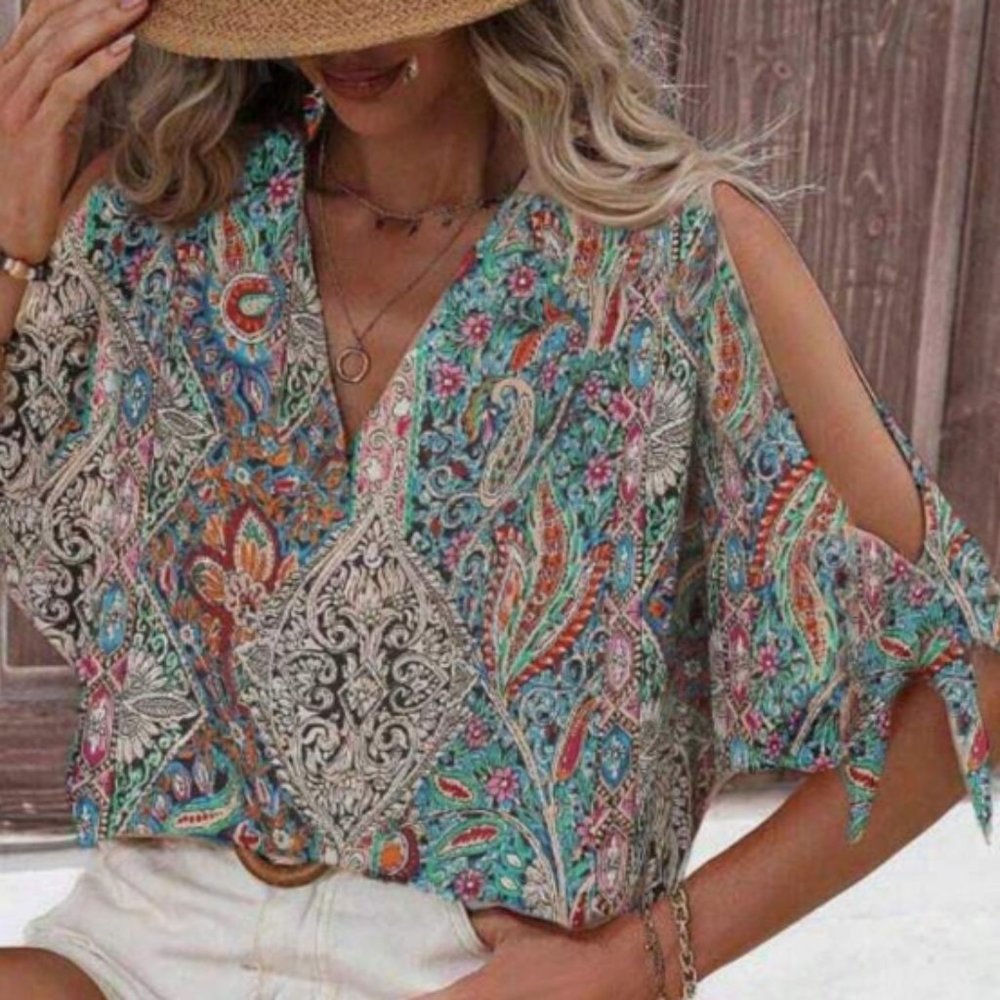 Cold Shoulder Blouse